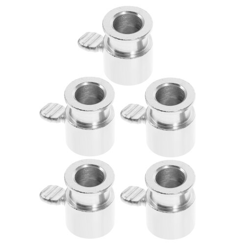 15Pcs Silver Bbq Fork Limit Covers Durable Grill Stop Sleeves for Bbq 1