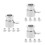 15Pcs Silver Bbq Fork Limit Covers Durable Grill Stop Sleeves for Bbq 5
