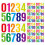 Vinyl Adhesive Number Stickers Multi Color for Mailbox Trash Can 3
