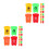 80Pcs Plastic Mini Waste Bins Color Sorting Toy Garbage Cans for Kids 8