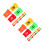 80Pcs Plastic Mini Waste Bins Color Sorting Toy Garbage Cans for Kids 3