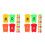 80Pcs Plastic Mini Waste Bins Color Sorting Toy Garbage Cans for Kids 9