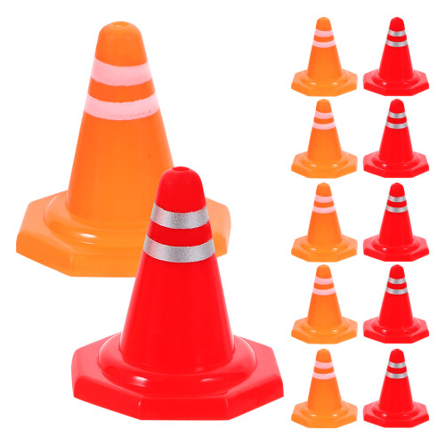 150Pcs Mini Road Sign Toys Durable PP Material for Learning Play 2