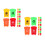 80Pcs Plastic Mini Waste Bins Color Sorting Toy Garbage Cans for Kids 5