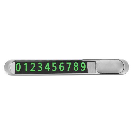 2Sets Durable Metal Car Temporary Parking Phone Display 1