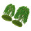24Pcs Realistic Mini Plastic Tree Set for Sand Table Model Green 1