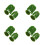 24Pcs Realistic Mini Plastic Tree Set for Sand Table Model Green 7