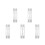 10Pcs Silver Stainless Steel Door Striker Plates Deadbolt Security Kit 9
