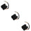3Pcs Motorcycle Voltage Regulator Stabilizer Kit Durable Black Plastic 10