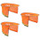 3Pcs Hard Hat Accessories Orange Mesh Sun Visor Full Brim Shield 8
