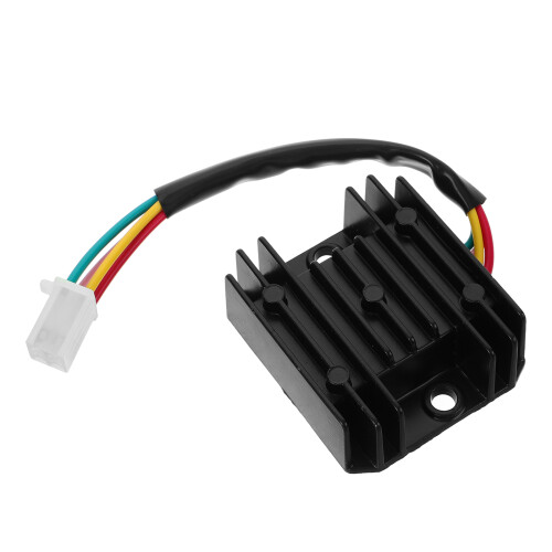 3Pcs Motorcycle Voltage Regulator Stabilizer Kit Durable Black Plastic 1