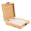 2St Draagbare Palet Bamboe Mini Palette Voor Thuis En 1