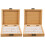 2St Draagbare Palet Bamboe Mini Palette Voor Thuis En 3