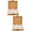 2St Draagbare Palet Bamboe Mini Palette Voor Thuis En 8