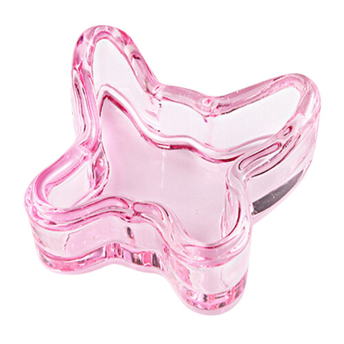 4St Roze Manicure Cup Dappen Dish Voor Acryl Tools