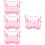 4St Roze Manicure Cup Dappen Dish Voor Acryl Tools 9