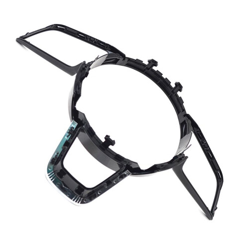 For  A4 B9 Gloss Black Car Steering Wheel Button Frame Steering Wheel Assembly Accessories 2