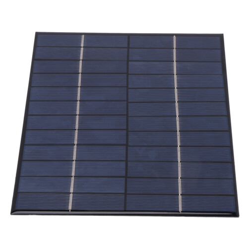 12V 5.2W  Solar Panel Polycrystalline Solar Cells Silicon Epoxy Solar DIY Module System Battery Charger +  output 2