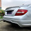 Car Rear Window Side Spoiler Trim for - C-Class W204 Variant Wagon 2007-2014 C200 C260 4