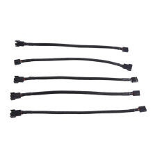 PWM-Ventilatorverlengkabel - 11,8-Inch Pc-Ventilatorverlengkabel Compatibel met ATX-Behuizing 3-Pins en 4-Pins Koelventilatoren Duurzaam
