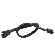 PWM Fan Extension Cable - 11.8 Inch PC Fan Extension Cable Compatible with ATX Case 3 Pin & 4 Pin Cooling Fans Durable