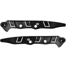 Pair Left Right Front Bumper Bracket 51117178078 51117178077 for 2008-2010 - 528I / 535I / 550I