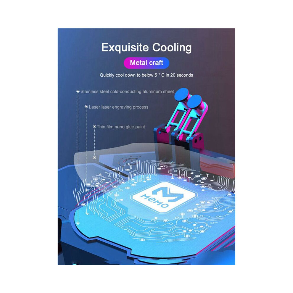 Memo Dl88 Gamepad For Pugb Game Controller Joystick Phone Radiator Semiconductor Radiator Phone Trigger 6031416241750