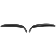 Frontstoß Stange Nebel Schein Werfer Splitter Canard Luft Abdeckung Blende für - C-Klasse W205 C43 AMG 2019+ Schwarz GläNzend