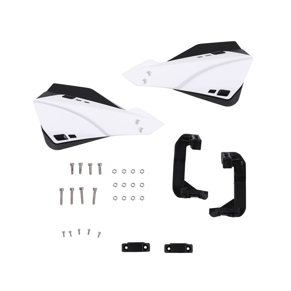 Universal Motorcycle Handguard Motocross Hand Guard Protector For Motorcycle 22Mm Handlebar Protector White 6031951781186