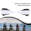 White Universal Motorcycle Handguard Motocross Hand Guard Protector for Motorcycle 22mm Handlebar Protector 6