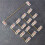 Gold Plated Plate Mounted Stabilizer for Custom Mechanical Keyboard 2U 6.25U (1+7, White ) 8