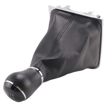 Manual 6 Speed Gear Shift Knob Pen Gaiter Boot Cover Case Collar for 7 A7 MK7 for GTD