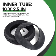 10X2.5 Speedway Tire and Tube Set 10 Inch Road Tire for Zero 10X Kaabo Mantis Scooter Parts