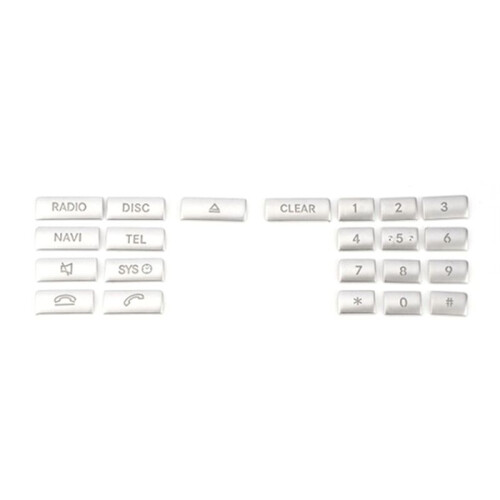 Car Center Console Multimedia CD Panel Button Sticker Trim for   a B Class W176 W246 CLA C117 GLA X156