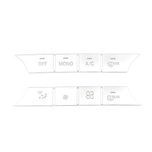 Consola de Coche AC Media Volumen Botones Lentejuelas Cubierta Pegatinas Trim para CE CLS GLK Clase W204 W212