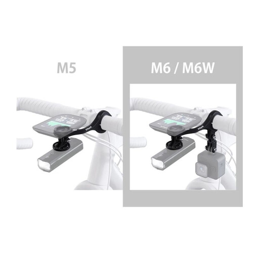 CYCLAMI Bicycle Computer Mount Camera Mount Headlight Mount M6 Support for 2