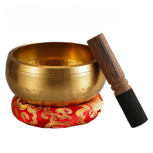 Singing Bowl Tibetan Buddha Thumb Sound Bowl Music Meditation Yoga Nepal Handmade Supplies Stress Relief