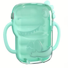 2er-Pack Quetschsicherer Lebensmittelbeutelhalter für Kleinkinder, Auslaufsicherer Babybeutelhalter mit Griffen, Passend für die Meisten