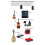 2.4G Wireless Microphone Transmitter Receiver System for Dynamic Microphone Guitar Audio Mixer PA System Audio Pickup B 6