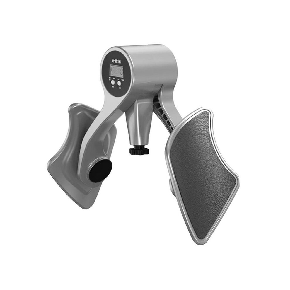 Gray Pelvic Floor Muscle Trainer Exerciser 360 Rotating Baffle Hip Trainer Adjustable Thigh Leg Exercise Equipment