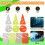 10PCS Cave Wreck Diving  Technical Diving Triangle  Markers Guide Rope for Scuba Diving Luminous Light 5
