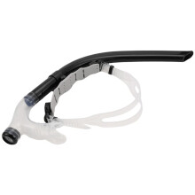 Swim Training Snorkel Center Mount Front Confortável Bocal de Silicone Montado Equipamento para Nadadores Juniores para Adultos