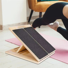 Inclined Plate Calf Stretcher Can Be Folded. Anti-Skid Portable Adjustable Leg Stretcher Family Fitness Yoga Exercise