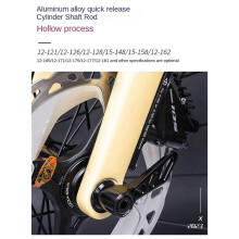 Quick Release Axle Through Axle Road Bike Fork Axle Clamp Rear Hub Through Axle Bicycle Lever Axle M12x126L
