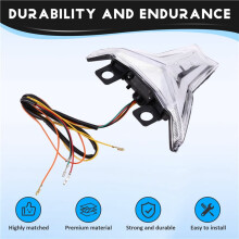 Motorcycle Tail Light LED Rear Brake Turn Signals for Z250 Z400 Z1000 ZX-10R ZX-6R 2014-2025