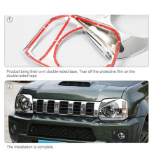 Car Headlight Taillight Fog Light Lamp Decoration Cover for Jimny 2007 2008 2009 2010-2017 Exterior Accessories
