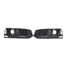 1Piar Front Bumper Fog Light Grille Cover Fog Light Bezel for A4 B9 Sports Style 2016-2018 8W0807681G 8W0807682G