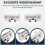 2Pcs Truck Left+Right Front Upper Door Lock for Freightliner  1996-2008 Door Lock  Actuator 8
