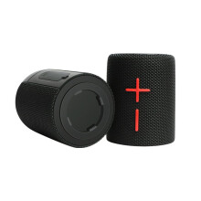 (2-en-1) 20 W Enceinte Portable avec Effet Lumineux et Surround Stéréo et Caisson de Basses Sans Fil
