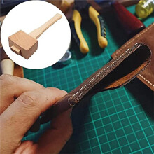 Holzhammer mit Griff, Holzhammer, Holzbearbeitungshammer, Tischlerhammer für Heimwerker, Tischlerwerkzeug